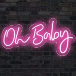 Oh Baby Neon Sign Rental