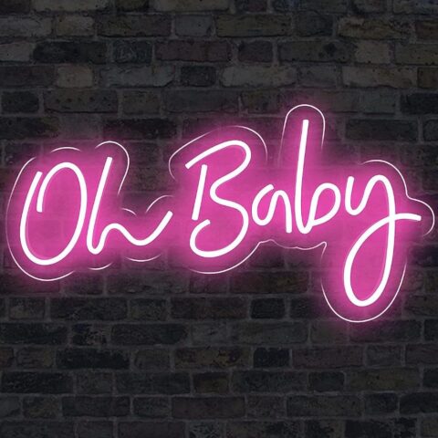 Oh Baby Neon Sign Rental
